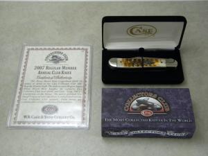 Case XX USA 2007 Honey Brown Bone 6249 SS Case Collector's Club Copperhead Knife NIB