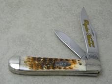 Case XX USA 2007 Honey Brown Bone 6249 SS Case Collector's Club Copperhead Knife NIB