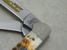 Case XX USA 2007 Honey Brown Bone 6249 SS Case Collector's Club Copperhead Knife NIB