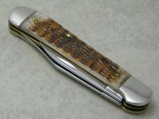 Case XX USA 2007 Honey Brown Bone 6249 SS Case Collector's Club Copperhead Knife NIB