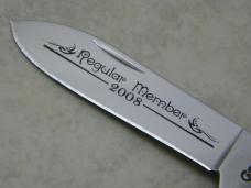 Case XX USA 2008 Burnt Oatmeal Bone 62131 SS Case Collector's Club Canoe Knife NIB