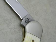 Case XX USA 2008 Burnt Oatmeal Bone 62131 SS Case Collector's Club Canoe Knife NIB