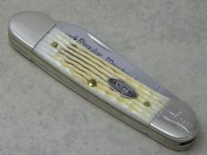 Case XX USA 2008 Burnt Oatmeal Bone 62131 SS Case Collector's Club Canoe Knife NIB