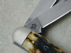 Case XX USA 2011 Burnt Dark Molasses Bone 6318 SS Case Collector's Club Stockman Knife NIB
