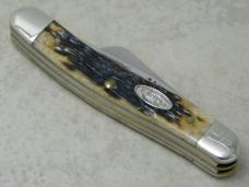 Case XX USA 2011 Burnt Dark Molasses Bone 6318 SS Case Collector's Club Stockman Knife NIB