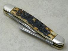 Case XX USA 2011 Burnt Dark Molasses Bone 6318 SS Case Collector's Club Stockman Knife NIB