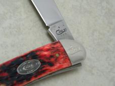 Case XX USA 2012 Crimson Bone 610098 SS Case Collector's Club Texas Toothpick Knife NIB