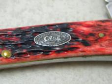 Case XX USA 2012 Crimson Bone 610098 SS Case Collector's Club Texas Toothpick Knife NIB