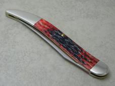 Case XX USA 2012 Crimson Bone 610098 SS Case Collector's Club Texas Toothpick Knife NIB