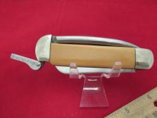 Schrade Walden NY Yellow Handle Marlin Spike Model # 735