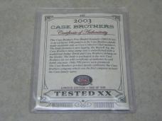 Case Bros. Cutlery Co. USA 2003 Russell Jig Chestnut Bone TB6539 SS Sowbelly Knife NIB