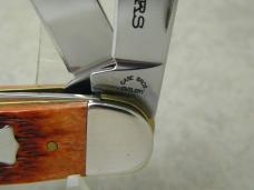 Case Bros. Cutlery Co. USA 2003 Russell Jig Chestnut Bone TB6539 SS Sowbelly Knife NIB