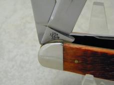 Case Bros. Cutlery Co. USA 2003 Russell Jig Chestnut Bone TB6539 SS Sowbelly Knife NIB