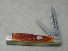 Case Bros. Cutlery Co. USA 2003-2007 Chestnut Bone 6215 SS Gunstock Jack Knife NIB