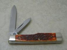Case Bros. Cutlery Co. USA 2003-2007 Chestnut Bone 6215 SS Gunstock Jack Knife NIB