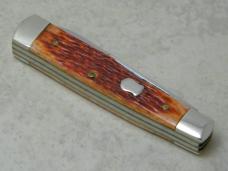 Case Bros. Cutlery Co. USA 2003-2007 Chestnut Bone 6215 SS Gunstock Jack Knife NIB