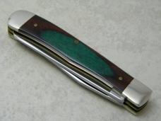 Case XX SS USA 4 Dot 1986 Earth Wood E254 SS Trapper Knife NIB