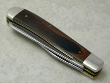 Case XX SS USA 4 Dot 1986 Earth Wood E207 SP SS Mini Trapper Knife NIB