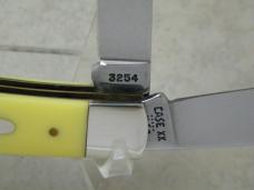 Case XX USA 5 Dot 1985 Yellow 3254 Carbon Steel Trapper Knife NIB