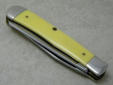 Case XX USA 5 Dot 1985 Yellow 3254 Carbon Steel Trapper Knife NIB