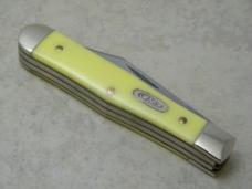 Case XX SS USA 1 Dot 1989 Yellow 3225 1/2 Coke Bottle Jack Knife NIB