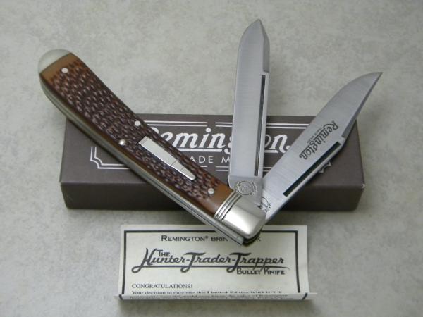 Remington UMC USA 1998 Delrin R293 Bullet Hunter-Trader-Trapper Knife in Box Remington UMC USA 1998 Delrin R293 Bullet Hunter-Trader-Trapper Knife in Box