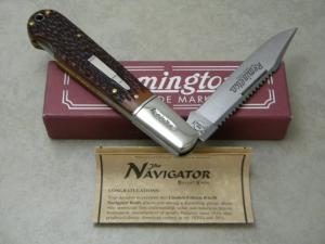 Remington USA 2000 Delrin R1630 The Navigator Lockback Bullet Knife in Box