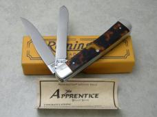 Remington Bullet 2002 R295T Tortoise Shell Trapper Knife in Box