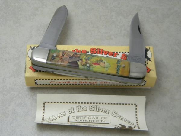 Camillus New York USA Riders of the Silver Screen CM8005 Roy Rogers Big Cigar Knife - NIB Camillus New York USA Riders of the Silver Screen CM8005 Roy Rogers Big Cigar Knife - NIB