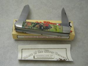 Camillus New York USA Riders of the Silver Screen CM8009 Zorro Big Cigar Knife - NIB