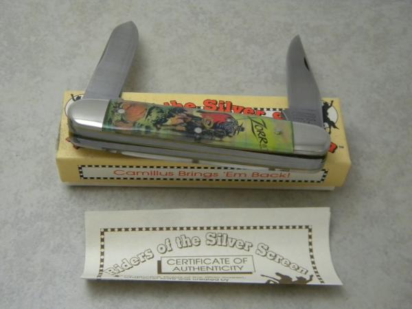 Camillus New York USA Riders of the Silver Screen CM8009 Zorro Big Cigar Knife - NIB