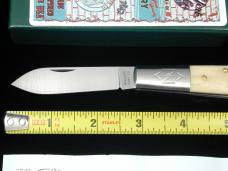 New York Knife Co Sawcut Natural Bone Barlow Knife by Cooper Cutlery 1506NSC USA Made NMIB