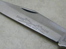 Camillus Stainless USA Sword Brand Imitation Stag #6 Folding Hunter Knife in Box