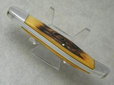Camillus Stainless USA Sword Brand Imitation Stag #6 Folding Hunter Knife in Box