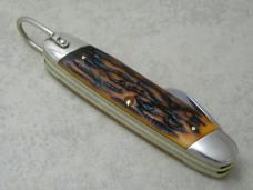 Camillus New York USA Sword Brand Imitation Stag #97 Camp Scout Utility Knife in Box