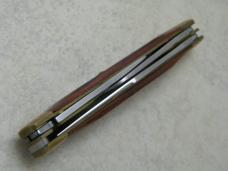Sears Craftsman USA 95204 Wood Stainless Steel Stockman Knife in Box
