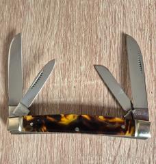 Rare Shapleigh Congress Knife (St. Louis USA) Germany 1940-1950s , Tortoise Celluloid Handles