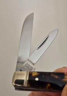 Rare Shapleigh Congress Knife (St. Louis USA) Germany 1940-1950s , Tortoise Celluloid Handles