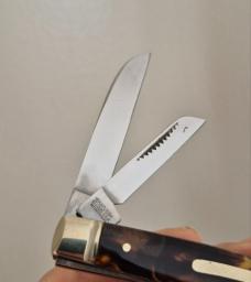 Rare Shapleigh Congress Knife (St. Louis USA) Germany 1940-1950s , Tortoise Celluloid Handles