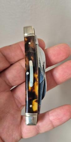 Rare Shapleigh Congress Knife (St. Louis USA) Germany 1940-1950s , Tortoise Celluloid Handles