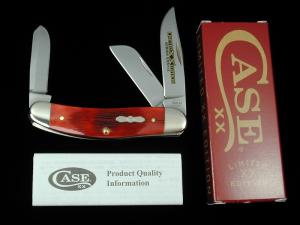 Case xx Bose Old Red Bone Barnboard Jigged Sowbelly Stockman Knife 12212 USA Made LE37 NIB TB6339 SS
