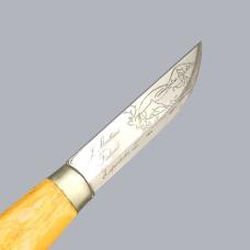 Vintage 1990s Finnish Lapinleuku Puukko Knife by Marttiini Finland Sami #8625