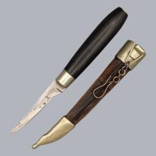 Antique 1890s Finnish 'Eebenpää' Puukko Knife by Fiskars with Ebony Handle #8608