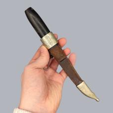 Antique 1890s Finnish 'Eebenpää' Puukko Knife by Fiskars with Ebony Handle #8608