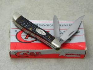 Case XX SS USA 2 Dot 1988 Delrin 6220 SS Peanut Knife NIB