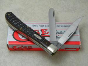 Case XX SS USA 1 Dot 1988 Delrin 62048 SS Slimline Trapper Knife NIB