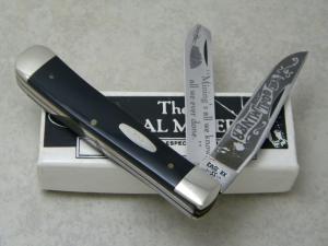 Case XX SS USA 6 Dot 1984 Black 2254 SS The Coal Miner Trapper Knife NIB