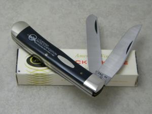 Case XX SS USA 6 Dot 1984 Black L.W.E. 2254 SS Louisiana World Exposition Trapper Knife NIB