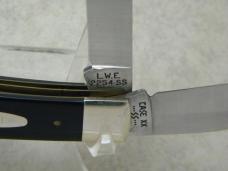 Case XX SS USA 6 Dot 1984 Black L.W.E. 2254 SS Louisiana World Exposition Trapper Knife NIB