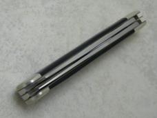 Case XX SS USA 6 Dot 1984 Black L.W.E. 2254 SS Louisiana World Exposition Trapper Knife NIB